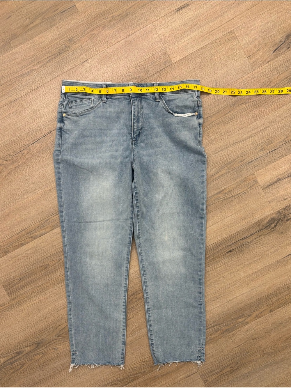 Wit & Wisdom Jeans, Logan High Rise Vintage Skinny, Light Blue Size 14